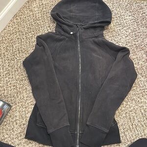 Lululemon black full zip scuba hoodie